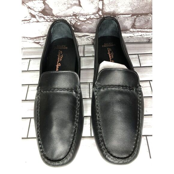 Allen Edmonds The Super Sport Technogel Black Leather Loafers Shoes Men Sz 12 3E main image 4